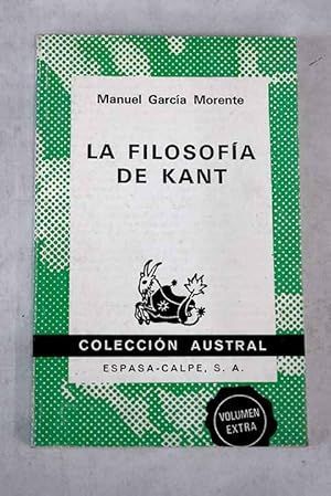 LA FILOSOFA DE KANT