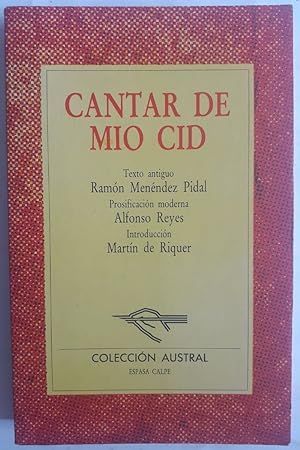 CANTAR DE MO CID (AUSTRAL NUEVA 20)
