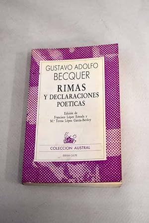 RIMAS Y DECLARACIONES POTICAS (AUSTRAL 3 -NUEVA EDICIN-)