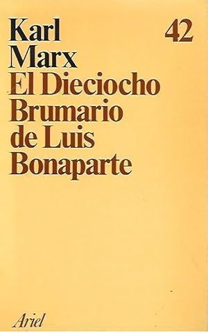 EL DIECIOCHO BRUMARIO DE LUIS BONAPARTE