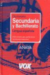 DICCIONARIO DE SECUNDARIA Y BACHILLERATO