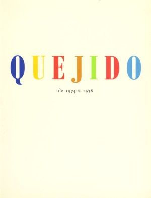 MANOLO QUEJIDO: DE 1974-1978