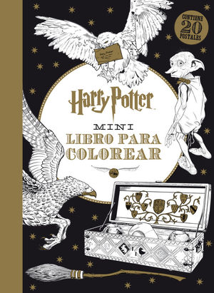 HARRY POTTER MINI LIBRO PARA COLOREAR. CONTIENE 20 POSTALES PARA COLOREAR (LIBRO MUY RARO Y AGOTADO)