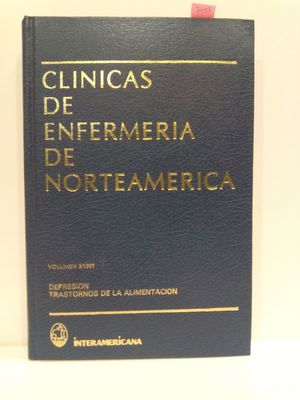 CLNICAS DE ENFERMERA DE NORTEAMERICA (TOMO 3)