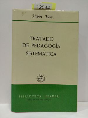 TRATADO DE PEDAGOGA SISTEMTICA