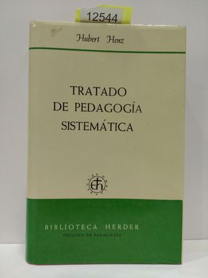 TRATADO DE PEDAGOGA SISTEMTICA
