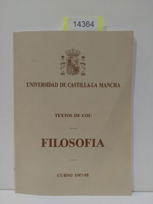 TEXTOS DE COU. FILOSOFA