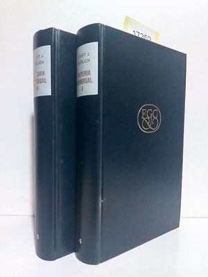 HISTORIA UNIVERSAL I Y II (2 TOMOS DE VENTA CONJUNTA)