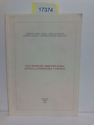 LECCIONES DE ARQUITECTURA, LENGUA, LITERATURA Y CIENCIA