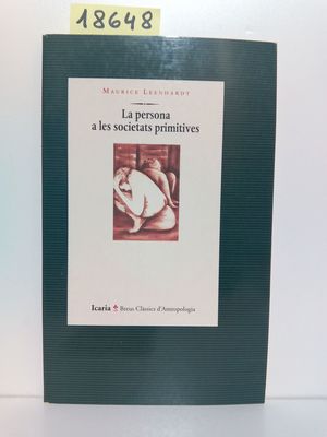 LA PERSONA A LES SOCIETATS PRIMITIVES