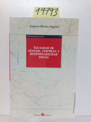 IGUALDAD DE GNERO, EMPRESA Y RESPONSABILIDAD SOCIAL