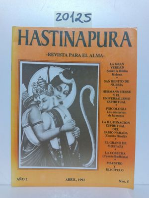 HASTINAPURA. REVISTA PARA EL ALMA ABRIL 1982
