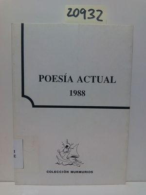 POESIA ACTUAL 1988