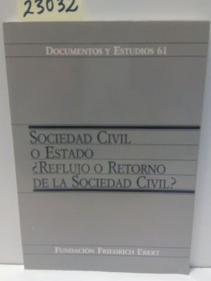 SOCIEDAD CIVIL Y ESTADO