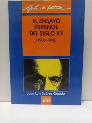 EL ENSAYO ESPAOL DEL SIGLO XX (1900-1990)