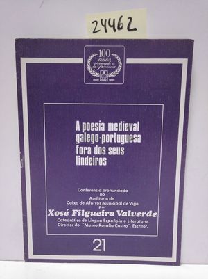 A POESA MEDIEVAL GALEGO-PORTUGUESA FORA DOS SEUS LINDEIROS