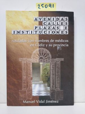 AVENIDAS CALLES PLAZAS E INSTITUCIONES