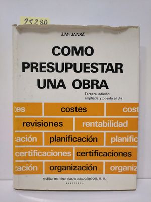 COMO PRESUPUESTAR UNA OBRA