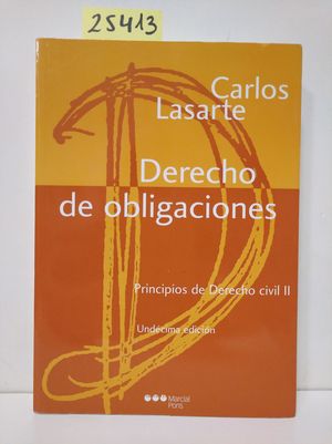 PRINCIPIOS DE DERECHO CIVIL II. DERECHO DE OBLIGACIONES.