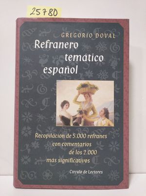 REFRANERO TEMÁTICO ESPAÑOL
