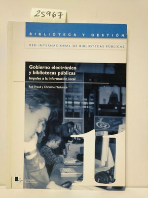 GOBIERNO ELECTRNICO Y BIBLIOTECAS PBLICAS