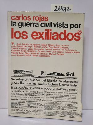 LA GUERRA CIVIL VISTA POR LOS EXILIADOS