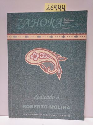 ZAHORA N 18. DEDICADO A ROBERTO MOLINA