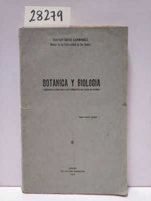 BOTNICA Y BIOLOGA