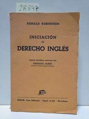 INICIACIN AL DERECHO INGLS