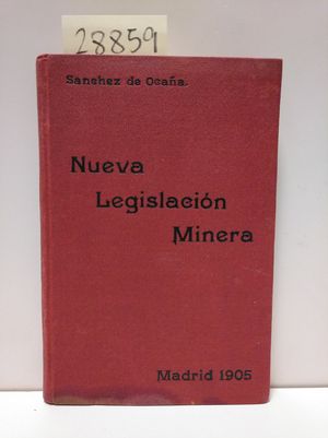 REGLAMENTO GENERAL PARA EL RGIMEN DE LA MINERA.