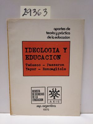 IDEOLOGA Y EDUCACIN