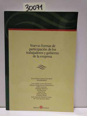 NUEVAS FORMAS DE PARTICIPACIN DE LOS TRABAJADORES Y GOBIERNO DE LA EMPRESA