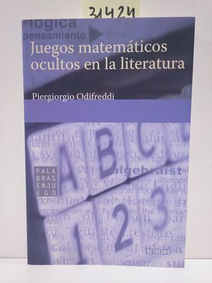 JUEGOS MATEMTICOS OCULTOS EN LA LITERATURA