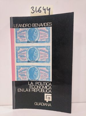 LA POLTICA ECONMICA EN LA II REPBLICA