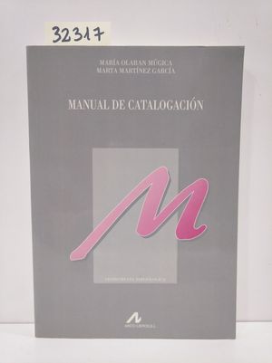 MANUAL DE CATALOGACIN