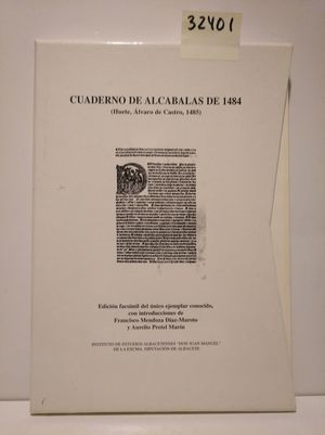 CUADERNO DE ALCABALAS DE 1484 (HUETE, LVARO DE CASTRO, 1485)