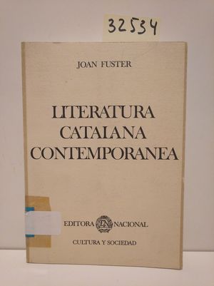 LITERATURA CATALANA CONTEMPORNEA