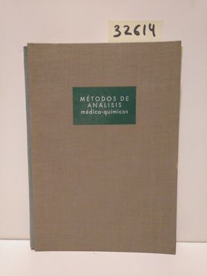 MTODOS DE ANLISIS MDICO-QUMICOS