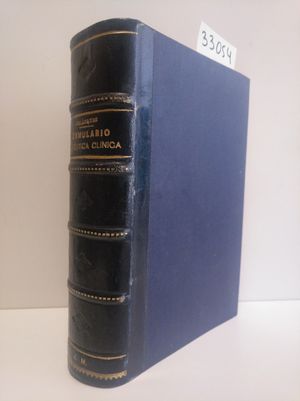 FORMULARIO. TERAPE�TICA CL�NICA