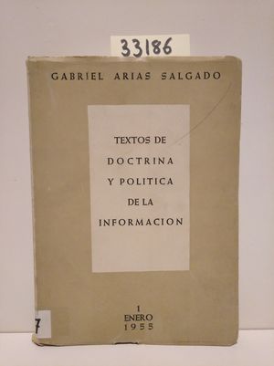 TEXTOS DE DOCTRINA Y POLTICA DE LA INFORMACIN