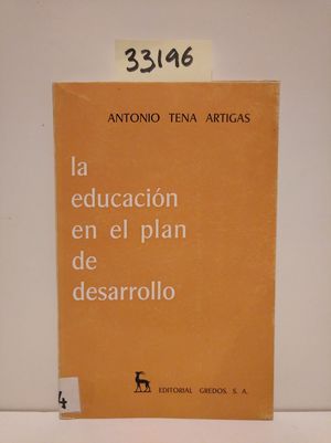 LA EDUCACIN EN EL PLAN DE DESARROLLO