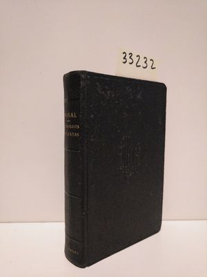 MISAL DE DOMINGOS Y FIESTAS