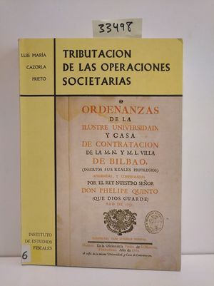 TRIBUTACIN DE LAS OPERACIONES SOCIETARIAS (ASPECTOS SUSTANTIVOS)