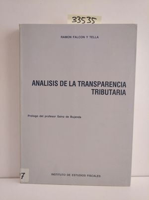 ANLISIS DE LA TRANSPARENCIA TRIBUTARIA