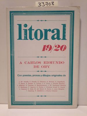 REVISTA LITORAL 19/20. A CARLOS EDMUNDO DE ORY