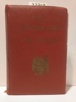 INDICE DE LA NEUTRALIDAD DE ESPAA
