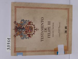 TESTAMENTO DE FELIPE III