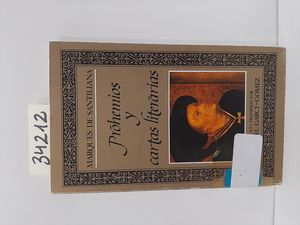 PROHEMIOS Y OTRAS CARTAS LITERARIAS