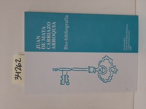JUAN DE MATA CARRIAZO ARROQUIA. BIO-BIBLIOGRAFA