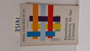 ENSEANZA EFECTIVA DE LAS CIENCIAS